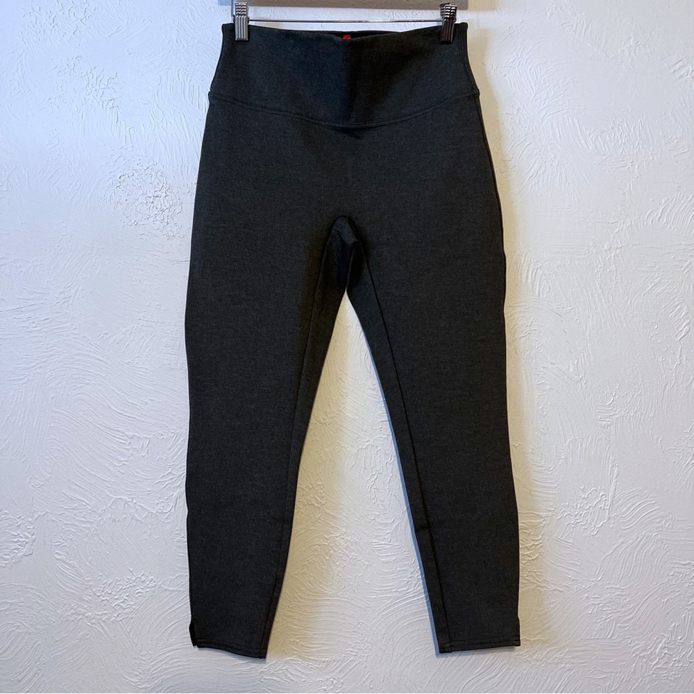 Spanx Power Waistband Pull On Ankle Ponte Leggings Size M petite
